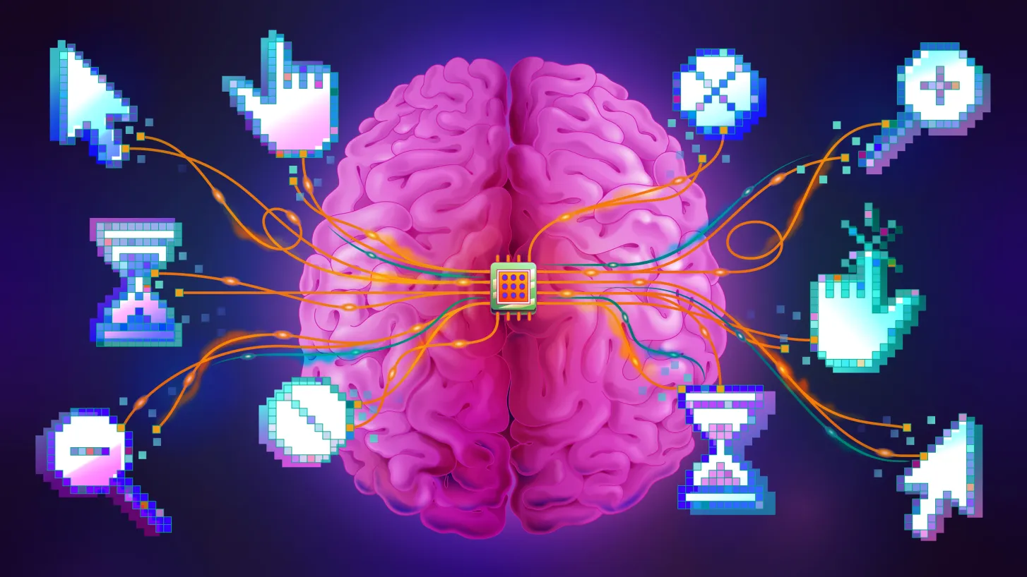Neuro-tech interfaces creating direct brain-computer connections.