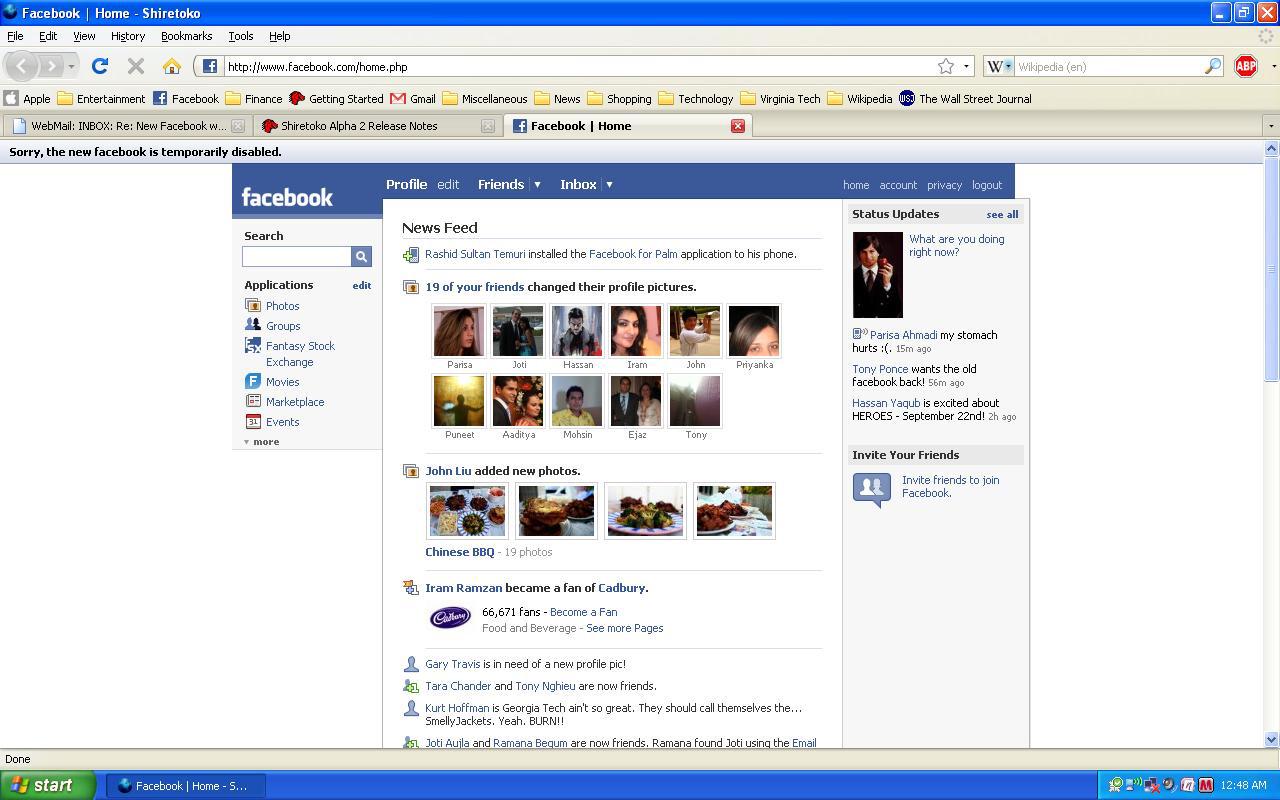 Facebook Early Era